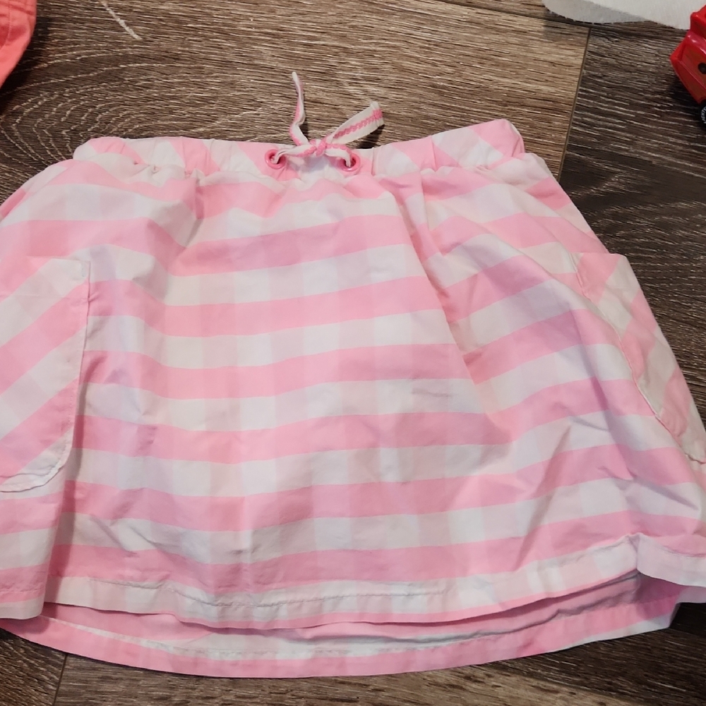 Cat & Jack Pink and White Skirt
